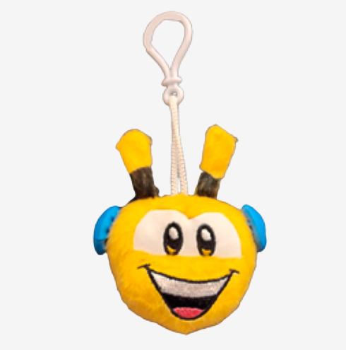 Chaveiro de pelúcia mascote da Plataforma AZ