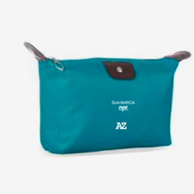 Necessaire Impermeável em Poliéster detalhes 